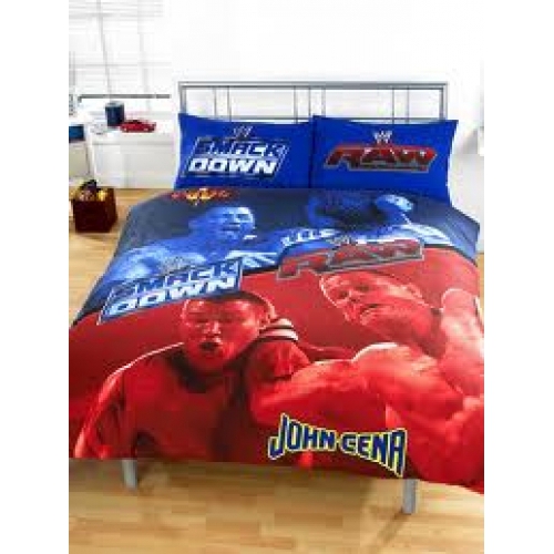 Wwe Split Panel Double Bed Duvet Quilt Cover Set 5013259271713