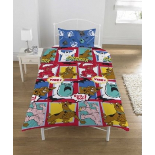 Scooby Doo Monsters Rotary Single Bed Duvet Quilt Cover Set