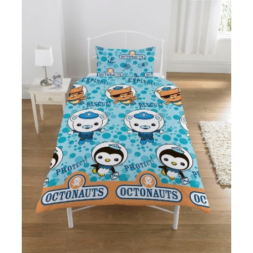Octonauts 'Barnacles' Rotary Single Bed Duvet Quilt Cover Set