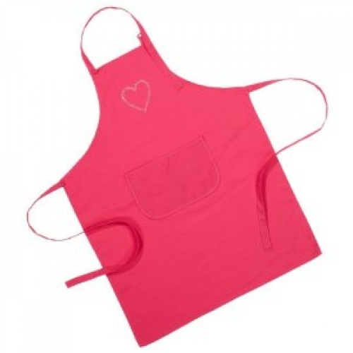 Brands Crystal Heart Pink Adult Apron