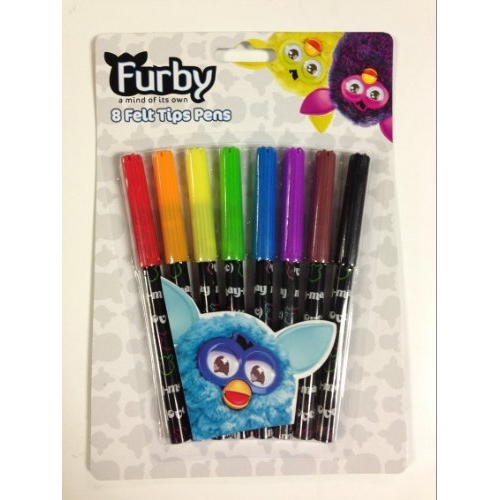 Furby 8pk Felt Tips Pen Stationery