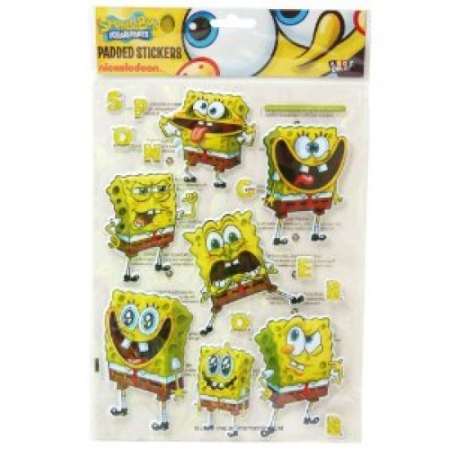 Spongebob Squarepants Padded Sticker Wall Decoration