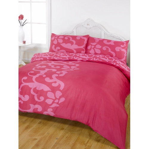 Chelsea Pink Half Set Bedding Double Duvet Cover