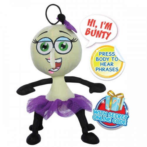Bin Weevils Talking 'Bunty' 12 inch Plush Soft Toy