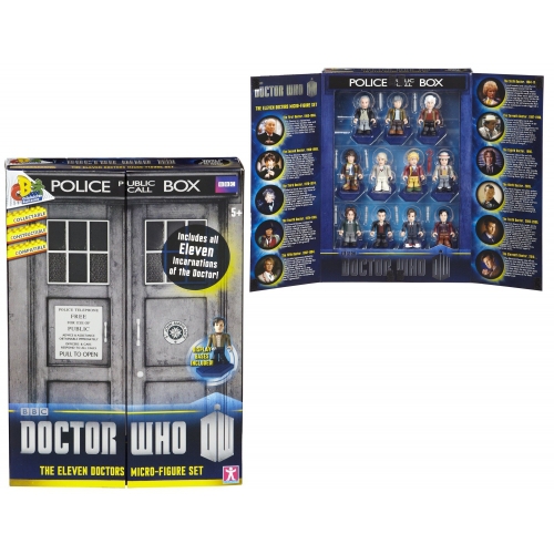 Doctor Who 'The Eleven Doctors Micro Figure Set' Collectable