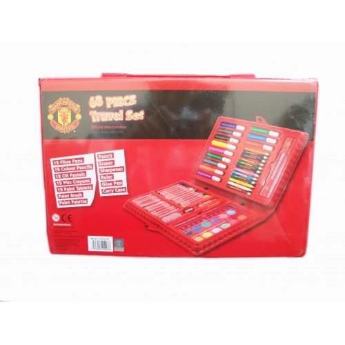 Manchester United 68pc Fc Football Travel Stationery Bag Official