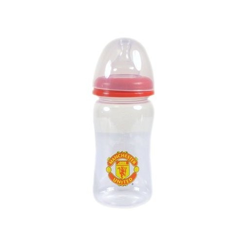 Manchester United Fc Football Feeding Bottle Official From Zero Month 250ml 0m+ Baby Care