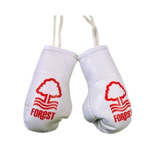 Nottingham Fc Football Car Mirror Boxing Gloves Official Decoration