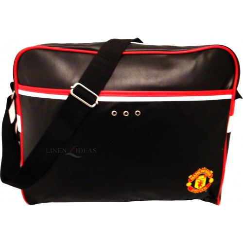 Manchester United Fc Leather Football Laptop Bag Official Computer Accessories