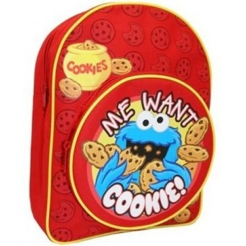 Sesame Street Me Wanted Cookies School Bag Rucksack Backpack