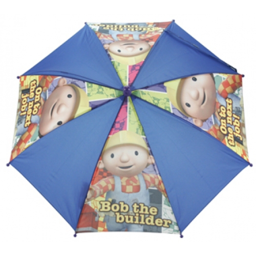 Bob The Builder 'on Next Job' School Rain Brolly Umbrella