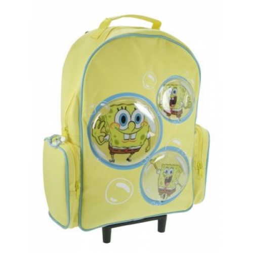 Spongebob Bubble School Travel Trolley Roller Wheeled Bag