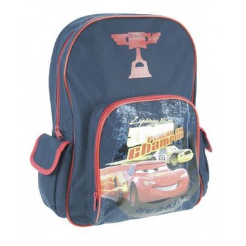 Disney Cars Lightning Mcqueen 3 Time Piston Champion School Bag Rucksack Backpack
