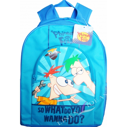 Disney Phineas and Ferb School Bag Rucksack Backpack