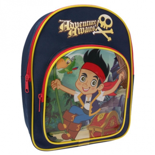 Disney Jake and The Never Land Pirates 'Adventure Awaits' School Bag Rucksack Backpack