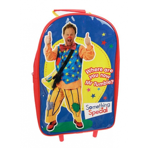 Something Special Mr Tumble School Travel Trolley Roller Wheeled Bag