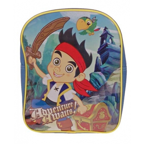 Disney Jake and The Neverland Pirates Pvc Front School Bag Rucksack Backpack