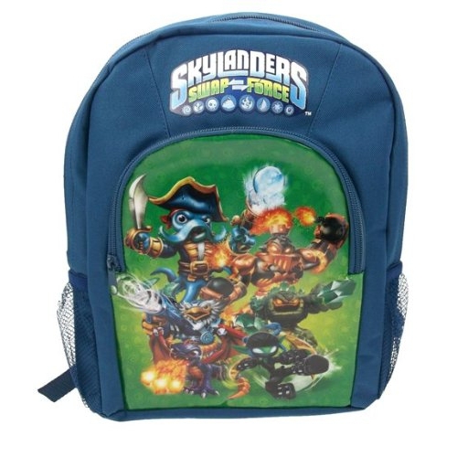 Skylanders 'Swap Force' Pvc Front Pocket School Bag Rucksack Backpack