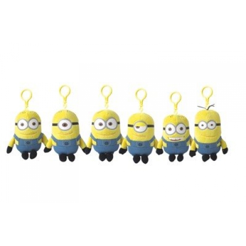 Despicable Me 2 'Minion' 5 inch Assorted Backpack Clip School Bag Rucksack