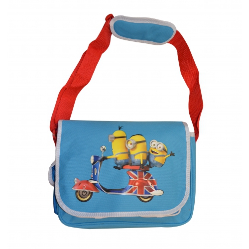 Minions Movie 'British Minion Moped' Messenger School Despatch Bag