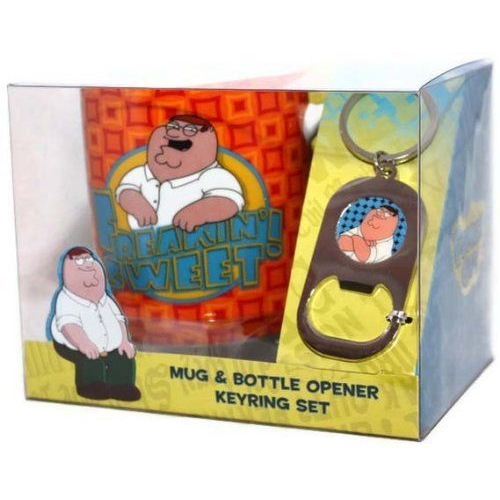 Family Guy 'Freakin Sweet' Mug with Bottle Opener Keyring