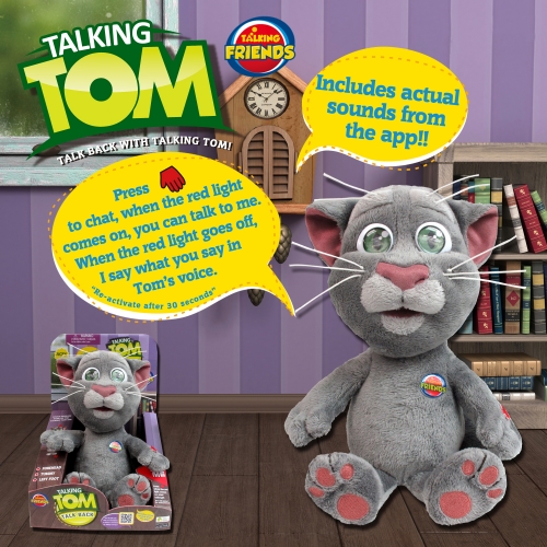Talking Tom 12 inch Animated Plush Soft Toy