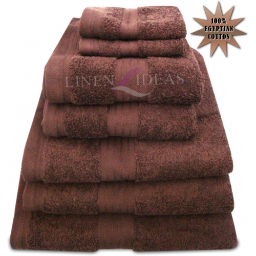 Towel Egyptian Jumbo Sheet Chocolate Plain