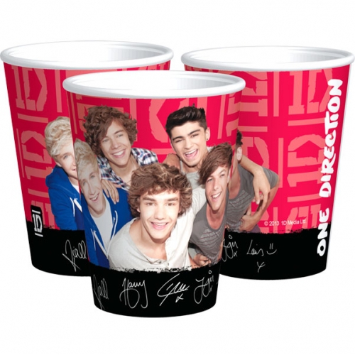 One Direction '1d' 8 Pk Cups Party Accessories