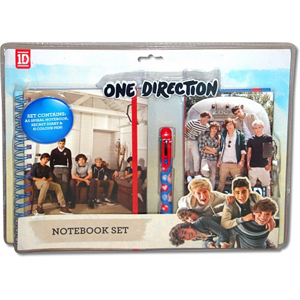 One Direction 2 'Crush' Notebook Set Stationery