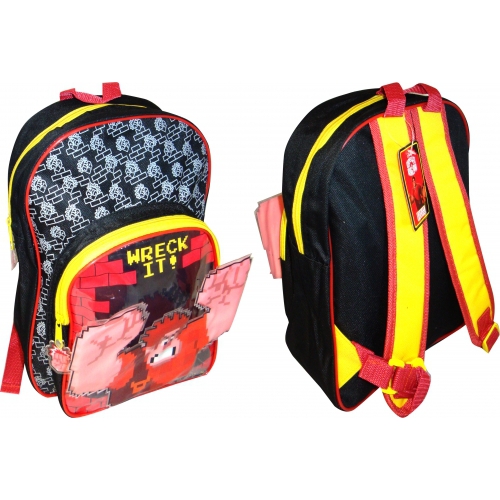 Wreck It Ralph '3d' Pvc Front School Bag Rucksack Backpack