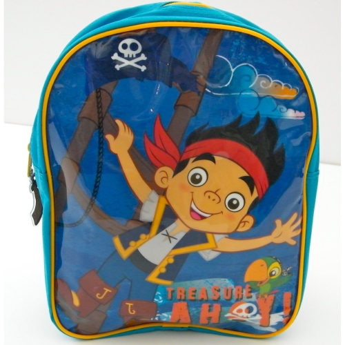 Disney Jake and The Neverland Pirates Pvc Front School Bag Rucksack Backpack