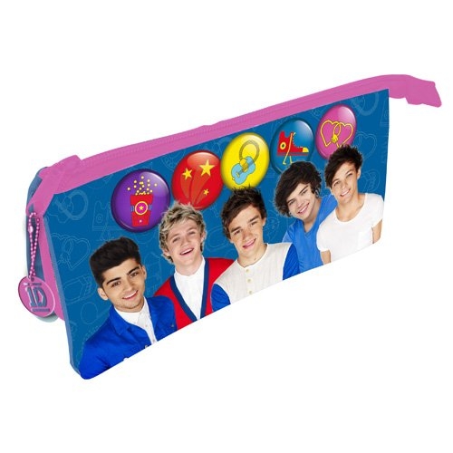 One Direction 3 Pocket Pencil Case Stationery