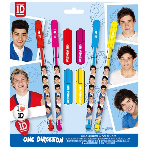 One Direction 1d Highlighter and Pen Stationery
