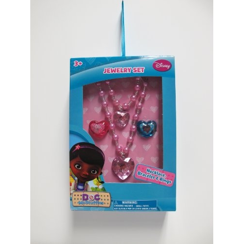 Disney Doc Mcstuffins Jewellery Box Set Girls Accessories