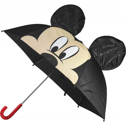 Disney Mickey Mouse 'with Ears' School Rain Brolly Umbrella