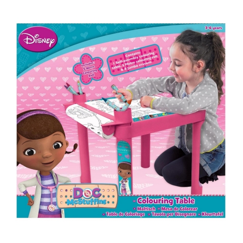 Disney Doc Mcstuffins Colouring Table Stationery