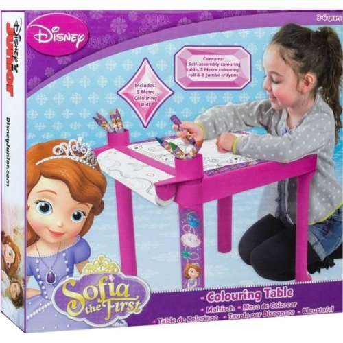 Disney Sofia The First Colouring Table Stationery