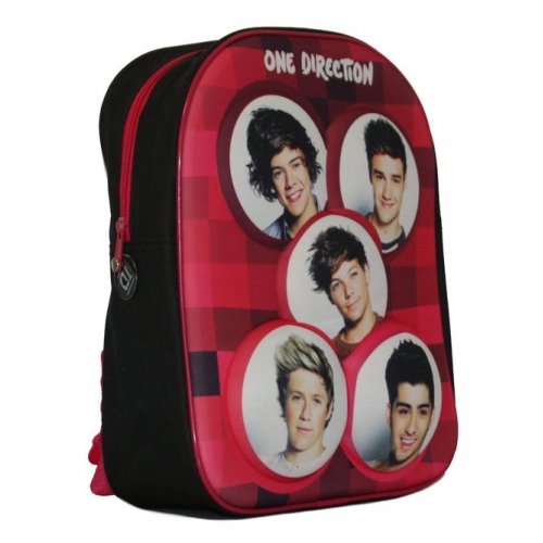 One Direction 3d Effect School Bag Rucksack Backpack