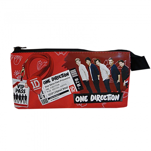 One Direction '3 Pocket Red' Pencil Case Stationery