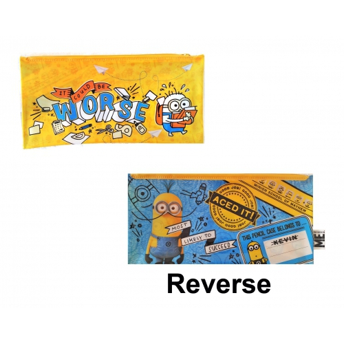Despicable Me Minions Large Flat Pencil Case Stationery