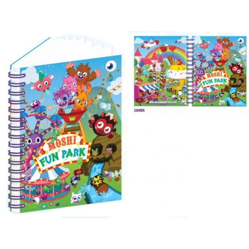 Moshi Monsters 'Fun Park' A5 Notebook Stationery