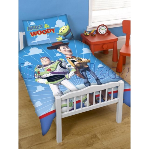 Disney Toy Story Infinity Panel Junior Cot Bed Duvet Quilt Cover Set