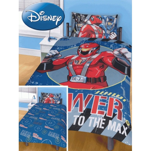 Power Rangers Fierce Panel Single Bed Duvet Quilt Cover Set