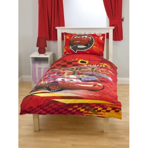 Disney Cars Drift Cruise Panel Single Bed Duvet Quilt Cover Set