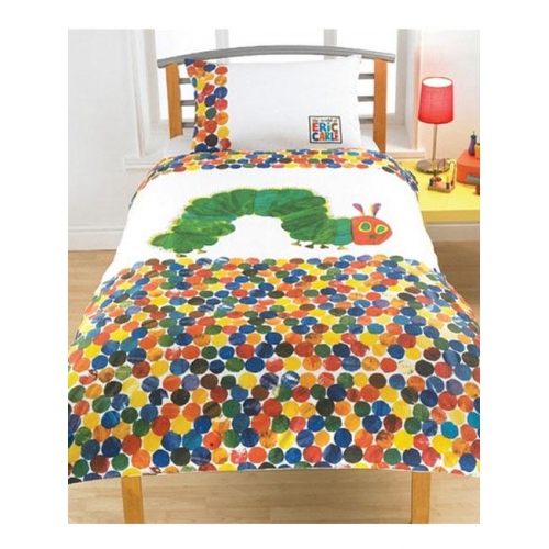 Hungry Caterpillar 'Spots' Panel Single Bed Duvet Quilt Cover Set