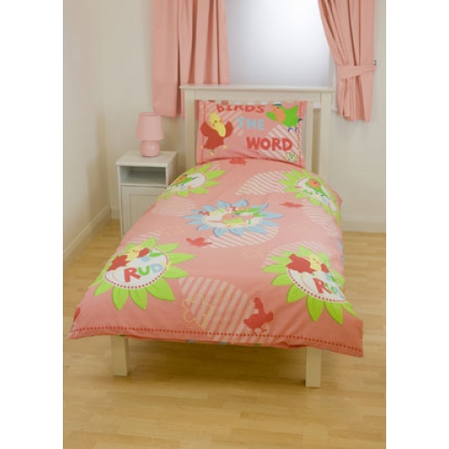 3rd and Bird Tweet Rotary Single Bed Duvet Quilt Cover Set