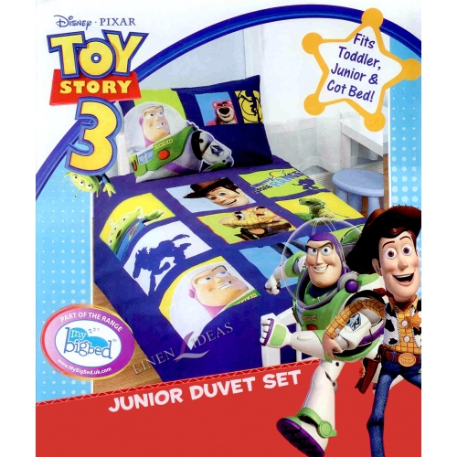 Disney Toy Story 'Ranger' Panel Junior Cot Bed Duvet Quilt Cover Set