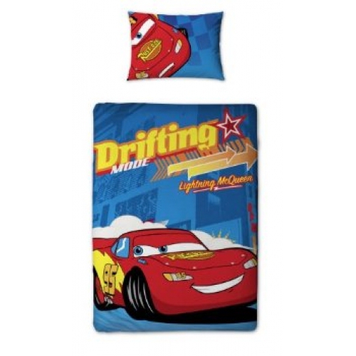 Disney Cars Drift Cruise Panel Junior Cot Bed Duvet Quilt Cover Set