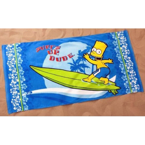 Bart Simpson 'Mischief' Beach Towel