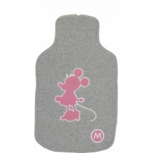 Disney Minnie Mouse 'M' Hot Water Bottle